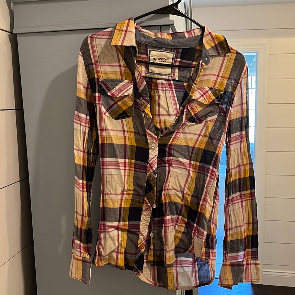Plaid top